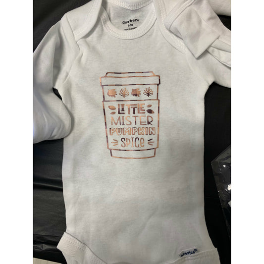 Long sleeve mitt onesie