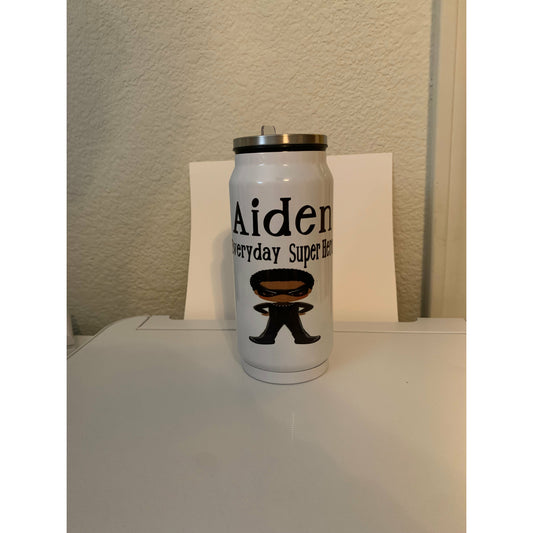 12 oz. Soda can tumbler (customized)