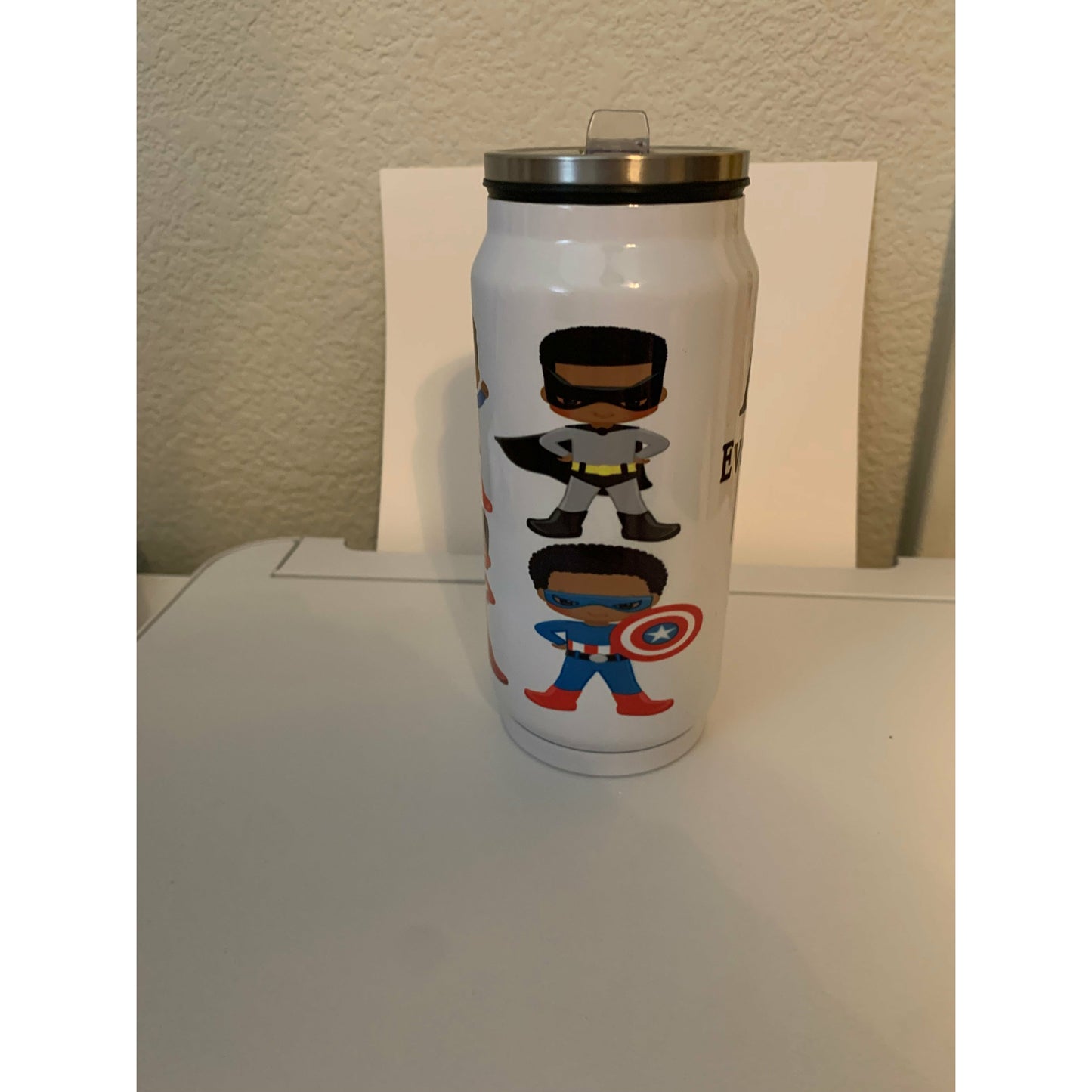 12 oz. Soda can tumbler (customized)