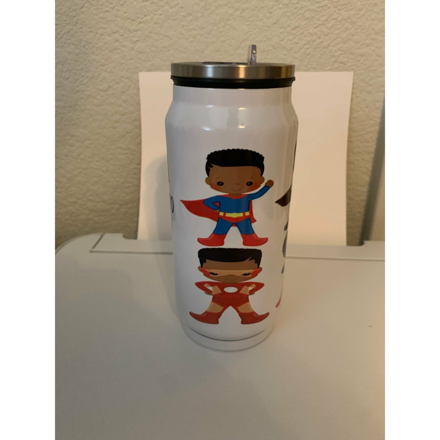 12 oz. Soda can tumbler (customized)