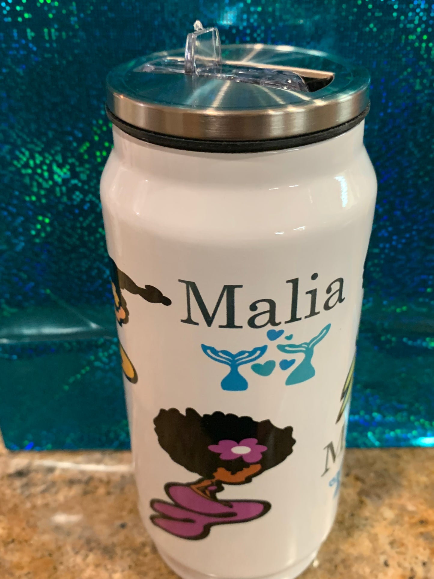 12 oz. Soda can tumbler (customized)