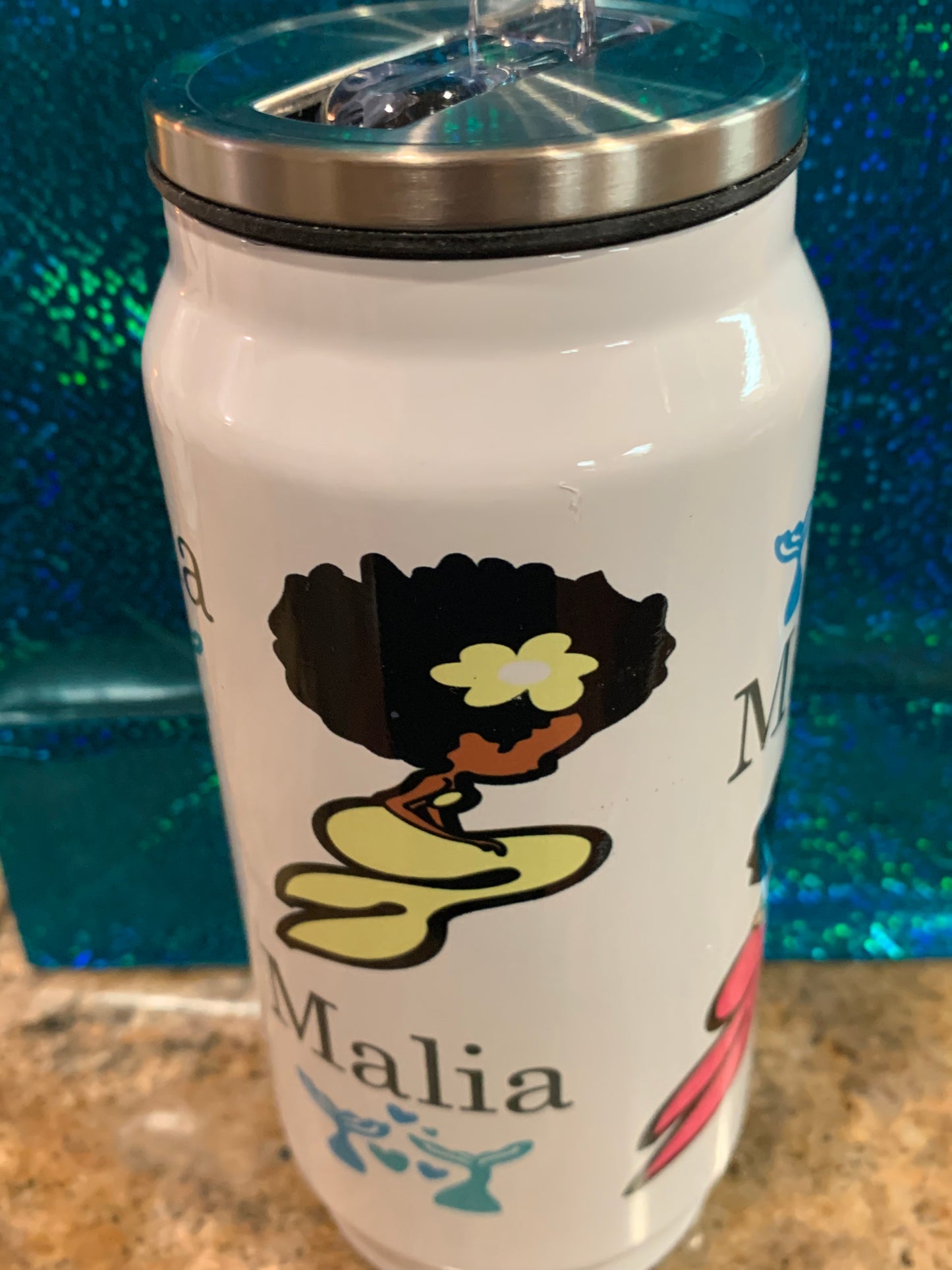 12 oz. Soda can tumbler (customized)